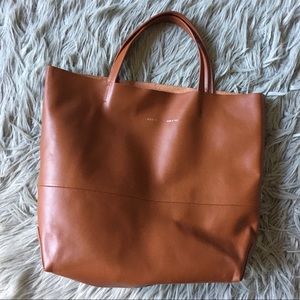 Alice D Tan Leather Tote